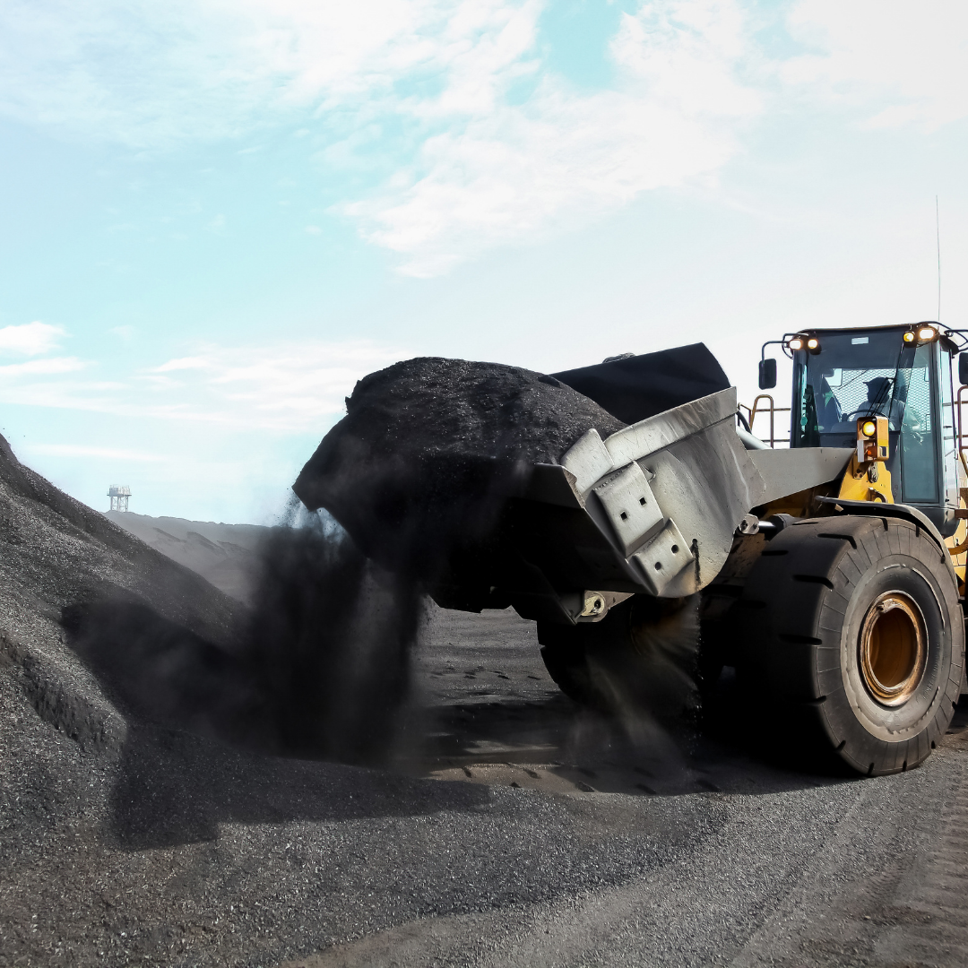 Carregadeira em mineração