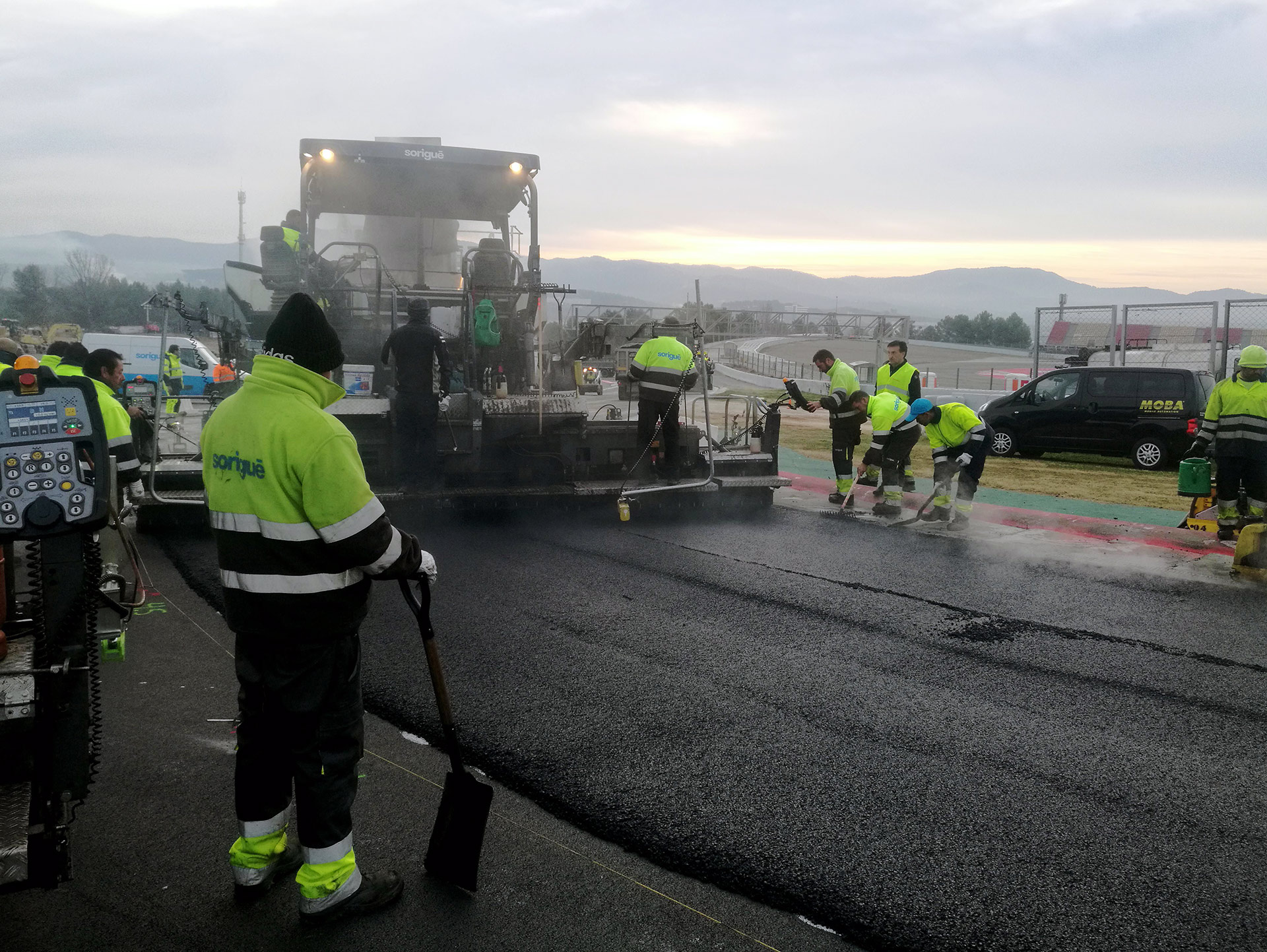 Renovierung des Circuit de Catalunya